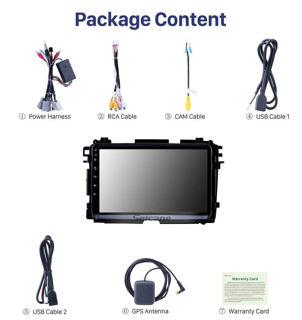Seicane 9 inch 2015-2017 HONDA VEZEL XVR Android 10.0 GPS Navigation System with Bluetooth WIFI Radio support OBD2 USB Backup Camera Didital TV Steering wheel Control Seicane 9 inch 2015-2017 HONDA VEZEL XVR Android 10.0 GPS Navigation System with Bluetooth WIFI Radio support OBD2 USB Backup Camera Didital TV Steering wheel Control