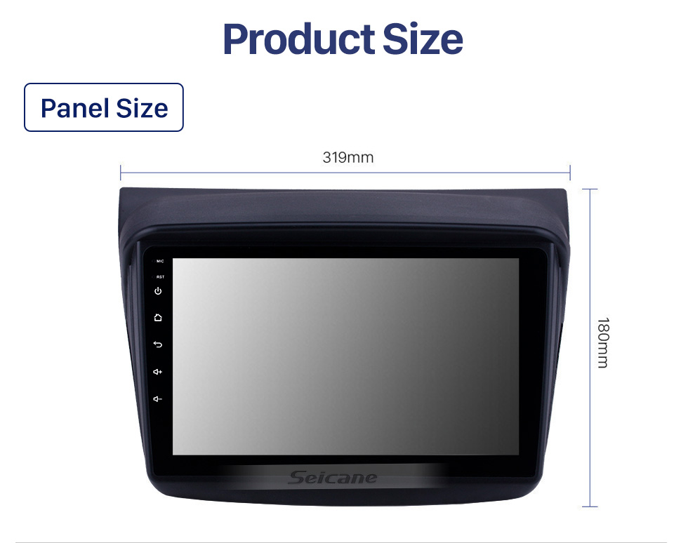 Seicane 2010 MITSUBISHI PAJERO Sport/L200/2006+ Triton/2008+ PAJERO Sport2 Montero Sport/2010+ Pajero Dakar/2008+ Challenger Android 10.0 9 inch GPS Navigation Radio Bluetooth HD Touchscreen USB Carplay Music AUX support TPMS OBD2 Digital TV Seicane 2010 MITSUBISHI PAJERO Sport/L200/2006+ Triton/2008+ PAJERO Sport2 Montero Sport/2010+ Pajero Dakar/2008+ Challenger Android 10.0 9 inch GPS Navigation Radio Bluetooth HD Touchscreen USB Carplay Music AUX support TPMS OBD2 Digital TV