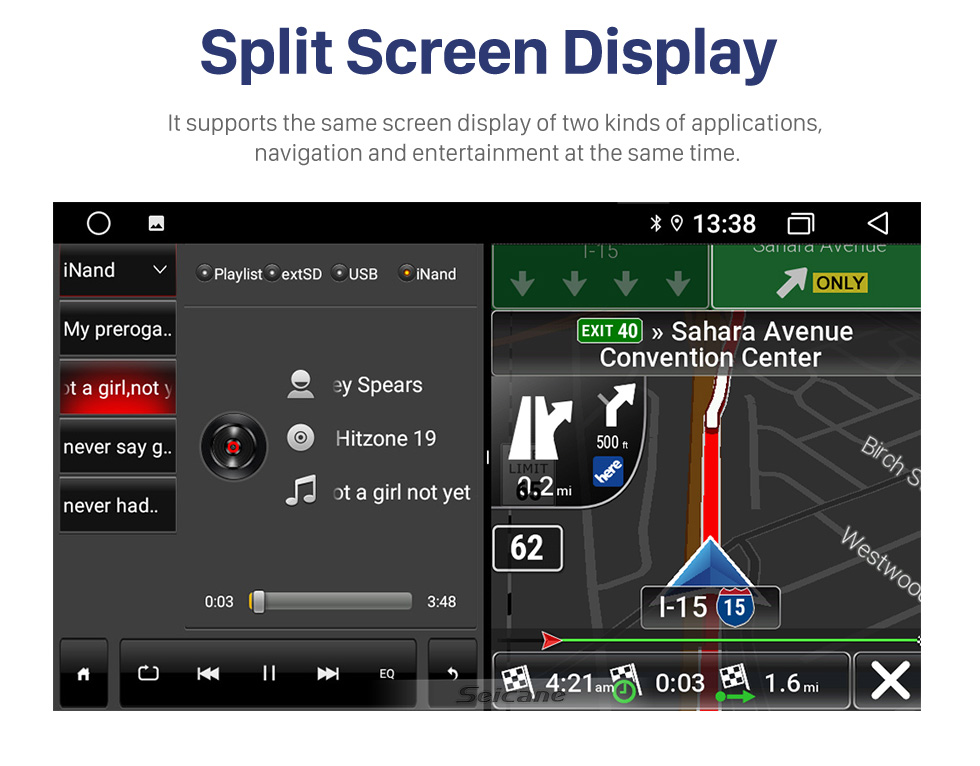 Seicane OEM 10.1 pouces Android 10.0 Radio pour 2016-2019 Perodua Bezza Bluetooth HD Écran tactile Navigation GPS AUX USB Prise en charge Carplay DVR OBD Caméra de recul