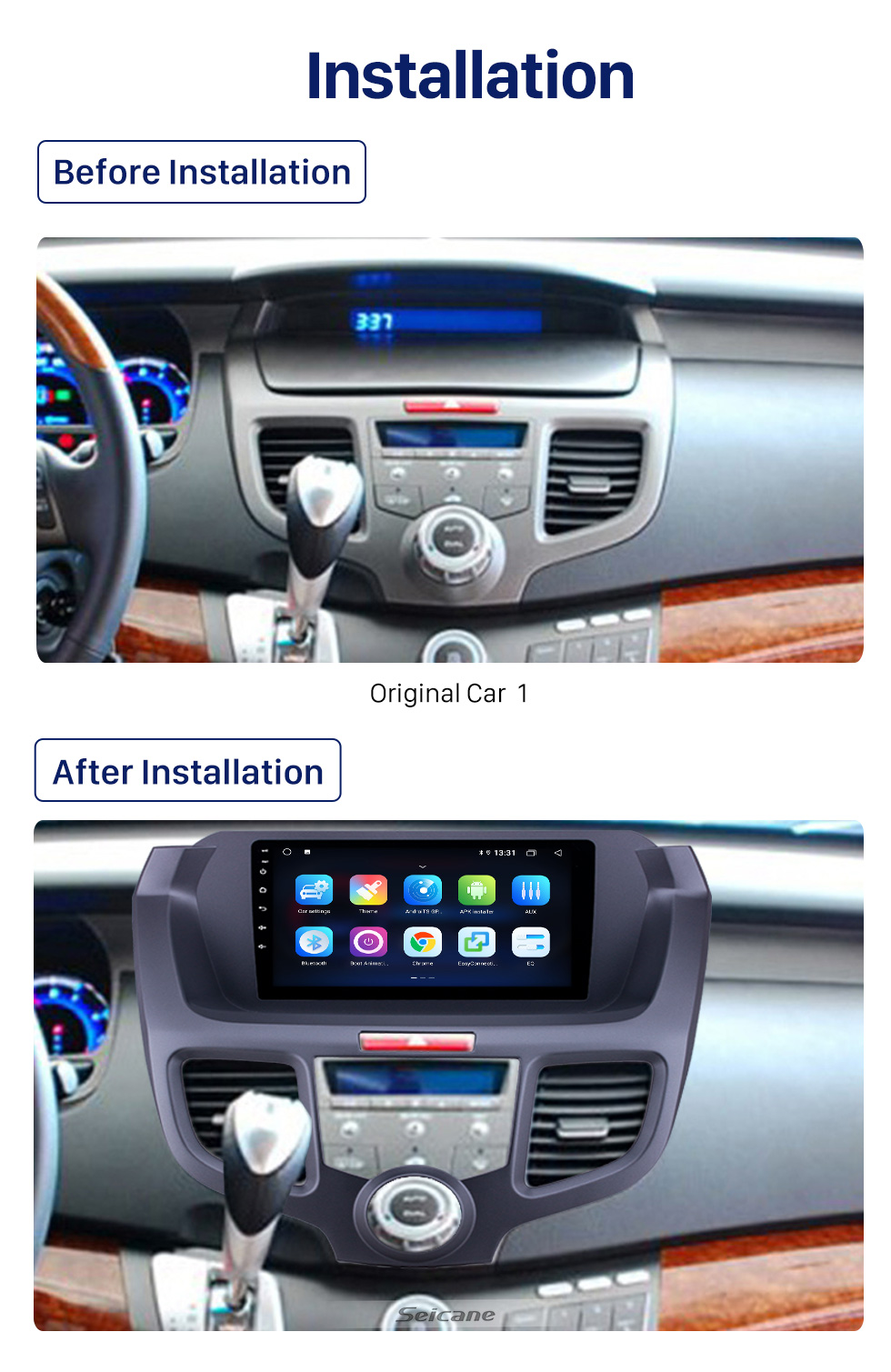 Seicane 10.1 pulgadas Android 10.0 para TOYOTA ALZA 2010-2017 Radio de navegación GPS con Bluetooth HD Pantalla táctil Soporte WIFI TPMS DVR Cámara de vista trasera Carplay DAB +