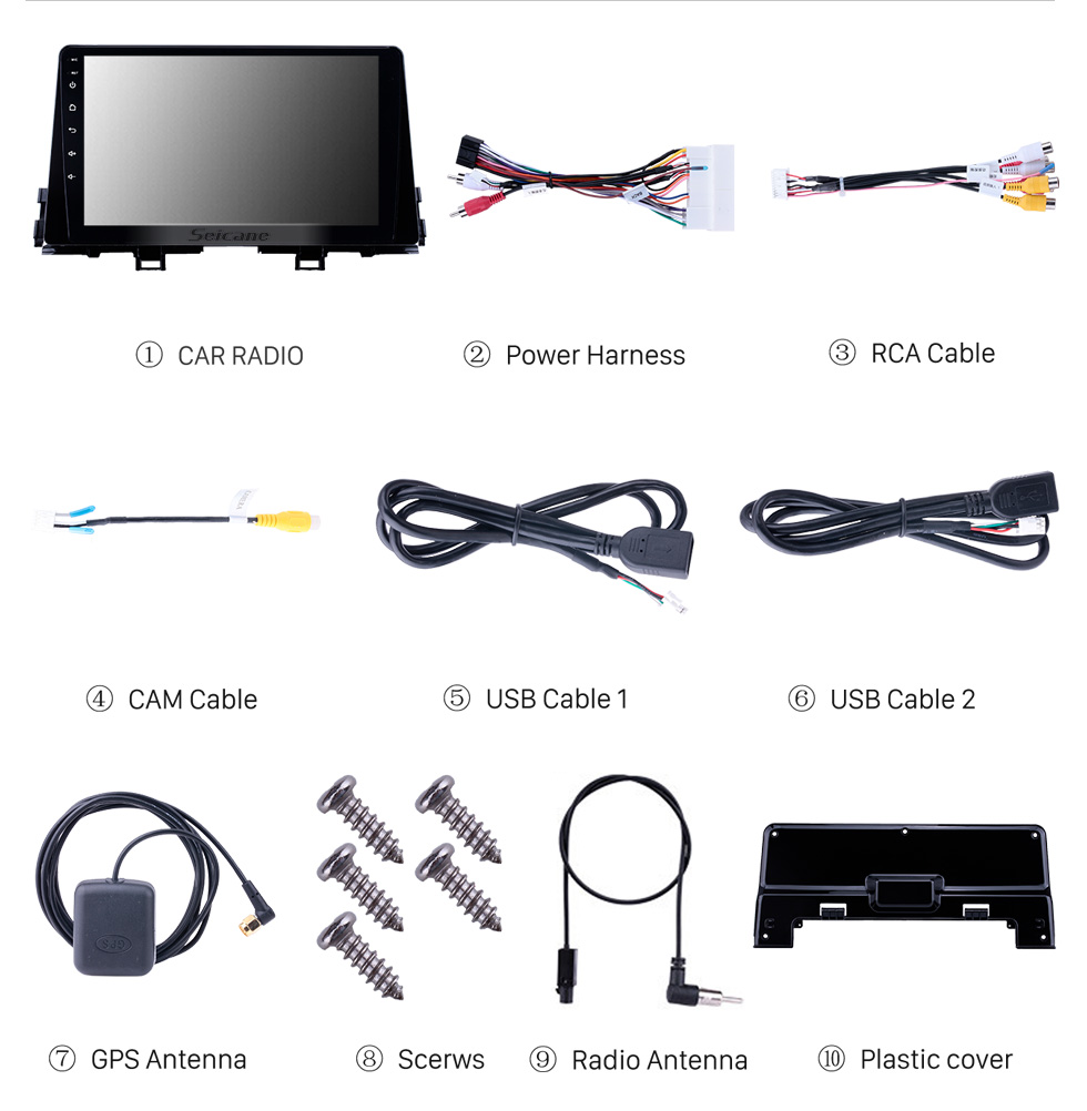 Seicane 9 inch Android 10.0 For 2016 KIA Morning uitableStereo GPS navigation system with Bluetooth OBD2 DVR HD touch Screen Rearview Camera Seicane 9 inch Android 10.0 For 2016 KIA Morning uitableStereo GPS navigation system with Bluetooth OBD2 DVR HD touch Screen Rearview Camera