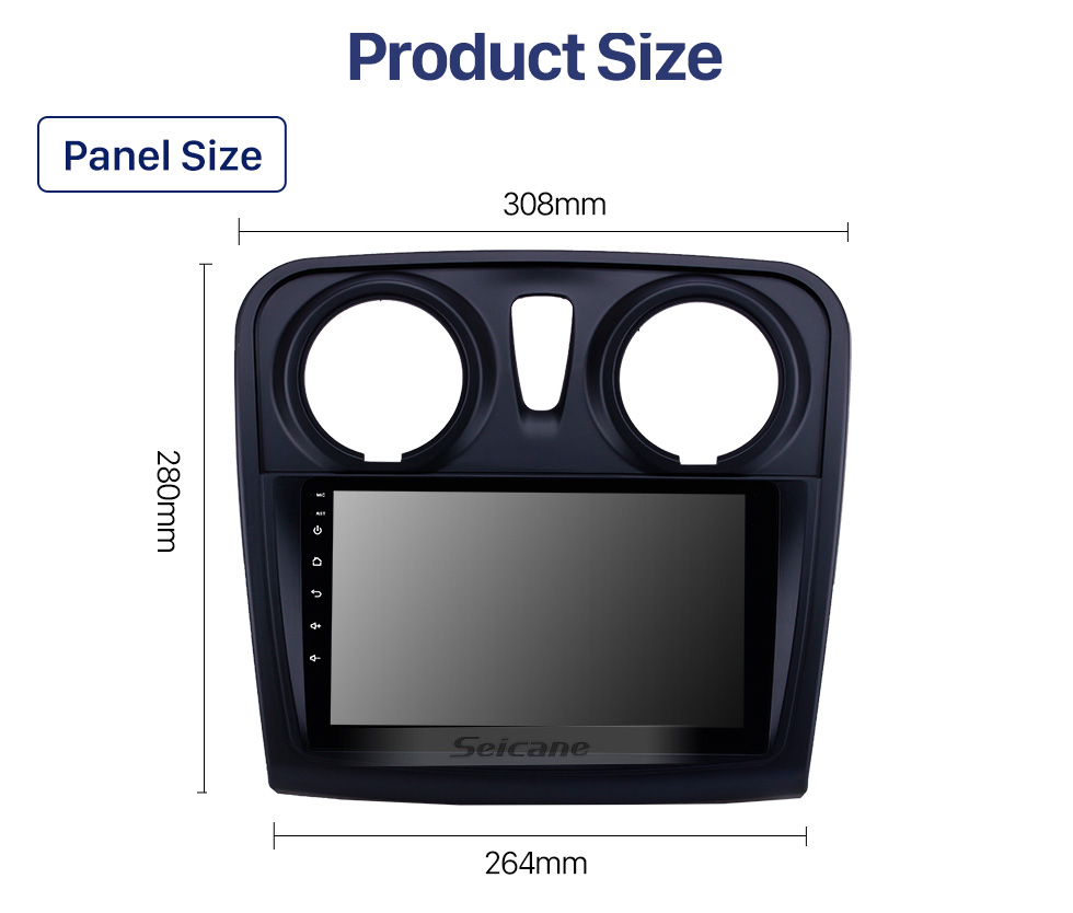 Seicane 2012-2017 Renault Dacia Sandero Android 10.0 9-Zoll-GPS-Navigationsradio Bluetooth HD Touchscreen Carplay-Unterstützung TPMS 1080P Seicane 2012-2017 Renault Dacia Sandero Android 10.0 9-Zoll-GPS-Navigationsradio Bluetooth HD Touchscreen Carplay-Unterstützung TPMS 1080P