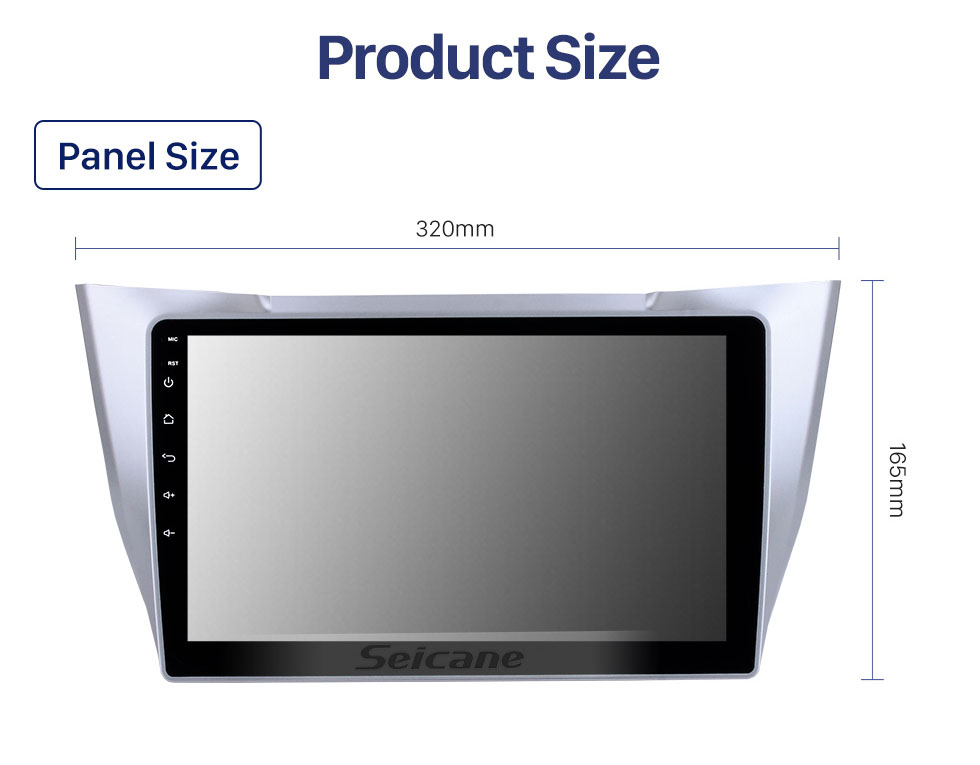 Seicane 2003-2010 Lexus RX300 RX330 RX350 Android 10.0 10.1 polegadas Navegação GPS Rádio Bluetooth HD Touchscreen USB Carplay Suporte DAB + SWC Seicane 2003-2010 Lexus RX300 RX330 RX350 Android 10.0 10.1 polegadas Navegação GPS Rádio Bluetooth HD Touchscreen USB Carplay Suporte DAB + SWC