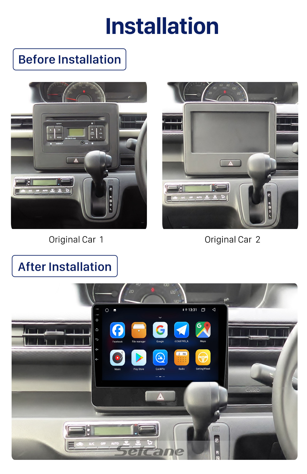 Seicane 10,1 polegadas Android 10.0 para 2016-2018 VW Volkswagen Bora sistema de navegação GPS estéreo com Bluetooth OBD2 DVR HD tela sensível ao toque câmera retrovisor