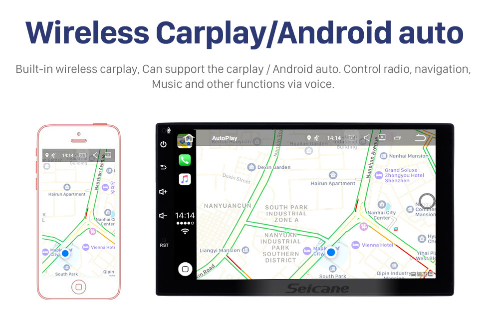 Seicane 10,1 Zoll 2019 Hyundai Veranstaltungsort RHD Android 10.0 GPS-Navigationsradio Bluetooth HD Touchscreen Carplay Seicane 10,1 Zoll 2019 Hyundai Veranstaltungsort RHD Android 10.0 GPS-Navigationsradio Bluetooth HD Touchscreen Carplay