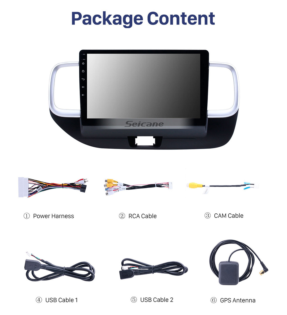 Seicane 10,1 Zoll 2019 Hyundai Veranstaltungsort RHD Android 10.0 GPS-Navigationsradio Bluetooth HD Touchscreen Carplay Seicane 10,1 Zoll 2019 Hyundai Veranstaltungsort RHD Android 10.0 GPS-Navigationsradio Bluetooth HD Touchscreen Carplay