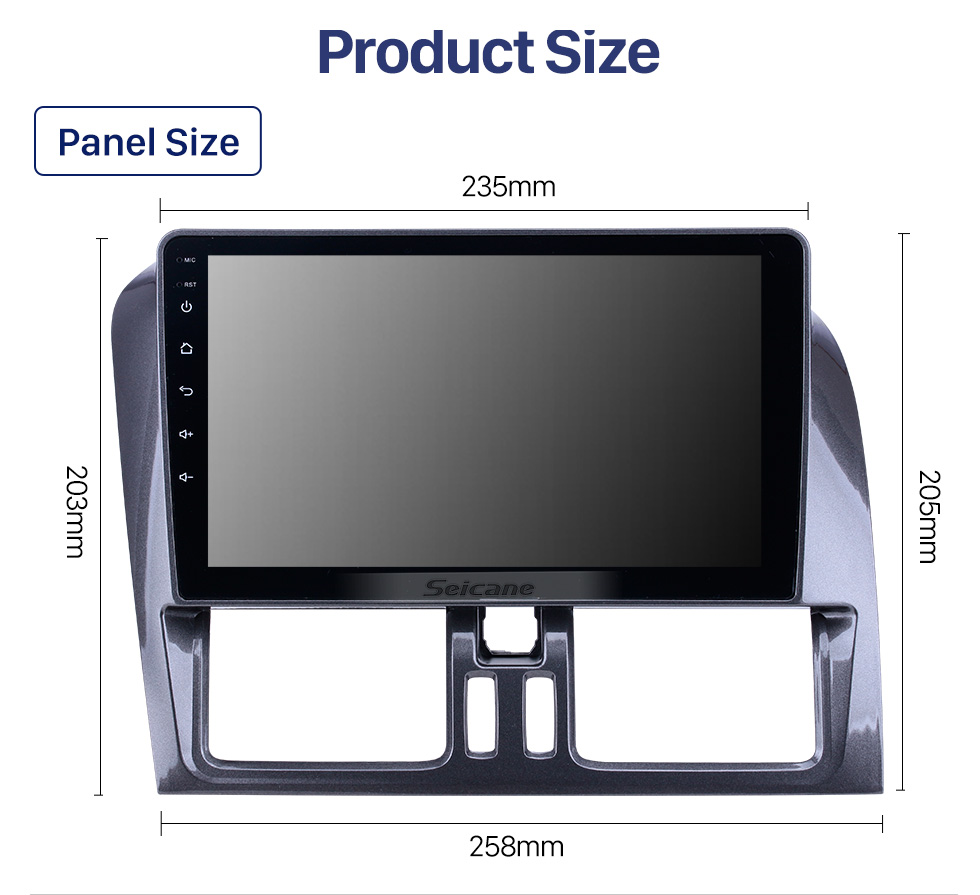 Seicane HD Touchscreen for 2008-2014 2015 2016 Volvo XC60 Radio Android 10.0 9 inch GPS Navigation Bluetooth WIFI Carplay support DVR DAB+ Seicane HD Touchscreen for 2008-2014 2015 2016 Volvo XC60 Radio Android 10.0 9 inch GPS Navigation Bluetooth WIFI Carplay support DVR DAB+