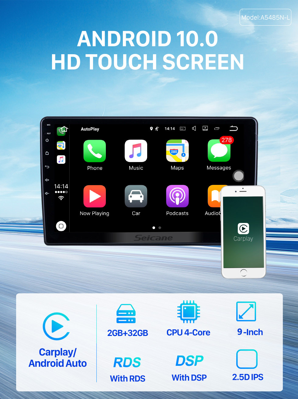 Seicane 10.1 inch Android 10.0 for 2002 2003 2004 Mercedes Benz C Class W203 Radio GPS Navigation With HD Touchscreen Bluetooth support Carplay DVR Seicane 10.1 inch Android 10.0 for 2002 2003 2004 Mercedes Benz C Class W203 Radio GPS Navigation With HD Touchscreen Bluetooth support Carplay DVR