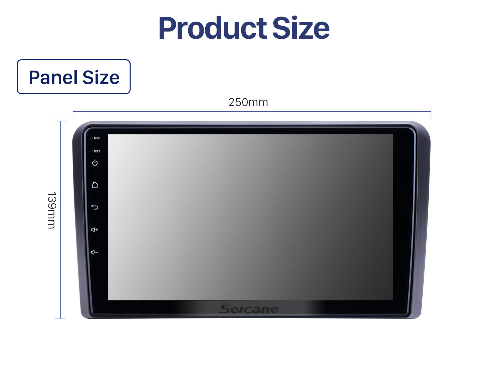 Seicane 9 Inch HD Touchscreen for 2008-2012 Audi A3 Autoradio Car Stereo with Bluetooth Car Radio Support Multiple OSD Languages Seicane 9 Inch HD Touchscreen for 2008-2012 Audi A3 Autoradio Car Stereo with Bluetooth Car Radio Support Multiple OSD Languages