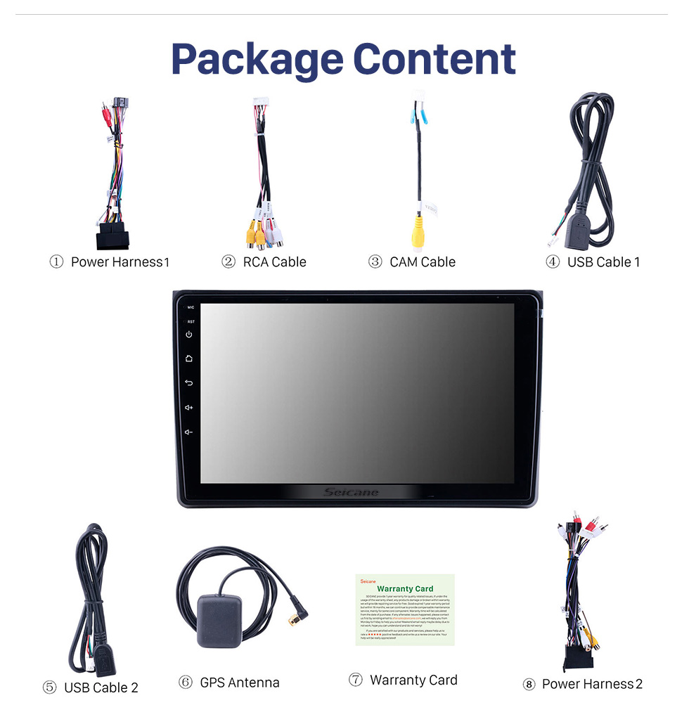 Seicane 9 Inch HD Touchscreen for 2002-2008 Audi A4 Radio Car Audio with GPS Car Radio Repair Support Steering Wheel Control Seicane 9 Inch HD Touchscreen for 2002-2008 Audi A4 Radio Car Audio with GPS Car Radio Repair Support Steering Wheel Control