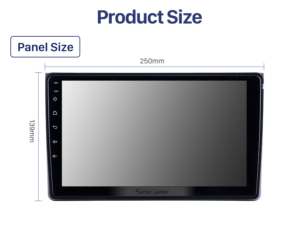 Seicane 9 Inch HD Touchscreen for 2002-2008 Audi A4 Radio Car Audio with GPS Car Radio Repair Support Steering Wheel Control
