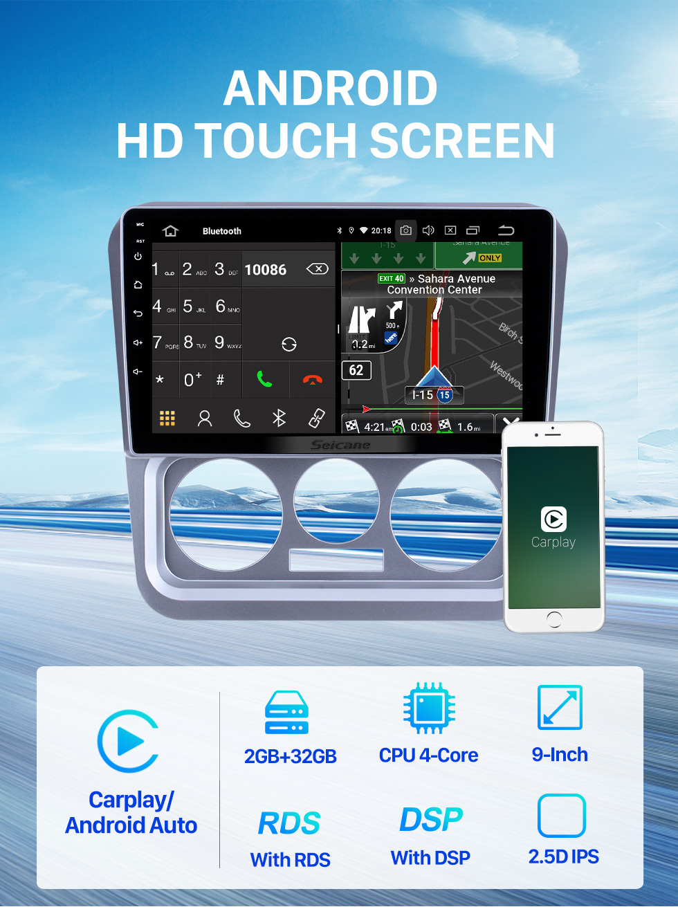 Seicane Tela sensível ao toque HD de 9 polegadas para 2017 MG 3 Autostereo Android Auto com DSP Car Audio System Support OBD2 Seicane Tela sensível ao toque HD de 9 polegadas para 2017 MG 3 Autostereo Android Auto com DSP Car Audio System Support OBD2