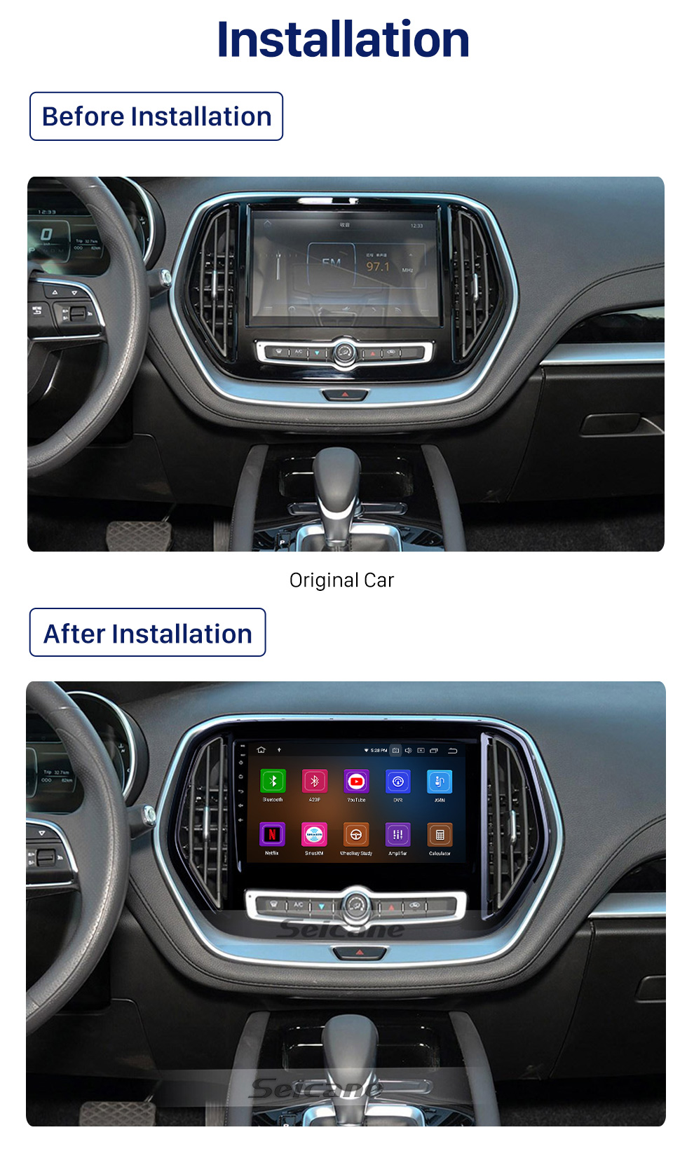 Seicane 10,1 дюйма для 2019 2020 года Chery Jetour X70 Radio Android 10.0 GPS навигационная система с Bluetooth HD с сенсорным экраном Поддержка Carplay Цифровое ТВ Seicane 10,1 дюйма для 2019 2020 года Chery Jetour X70 Radio Android 10.0 GPS навигационная система с Bluetooth HD с сенсорным экраном Поддержка Carplay Цифровое ТВ