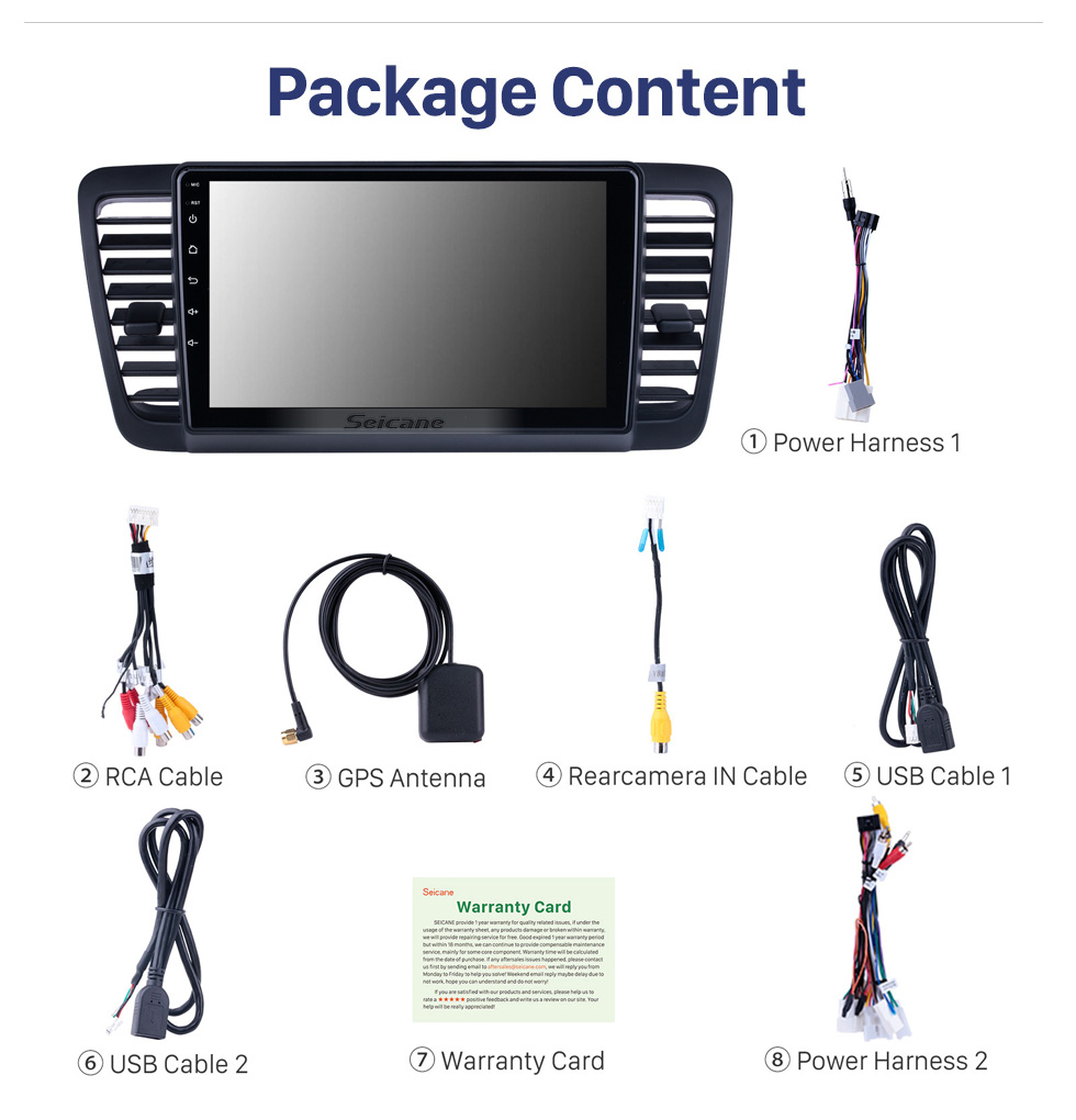 Seicane 9-Zoll-HD-Touchscreen für 2020 VW POLO Radio Autoradio Stereo-Player Autoradio Reparaturunterstützung AHD-Kamera