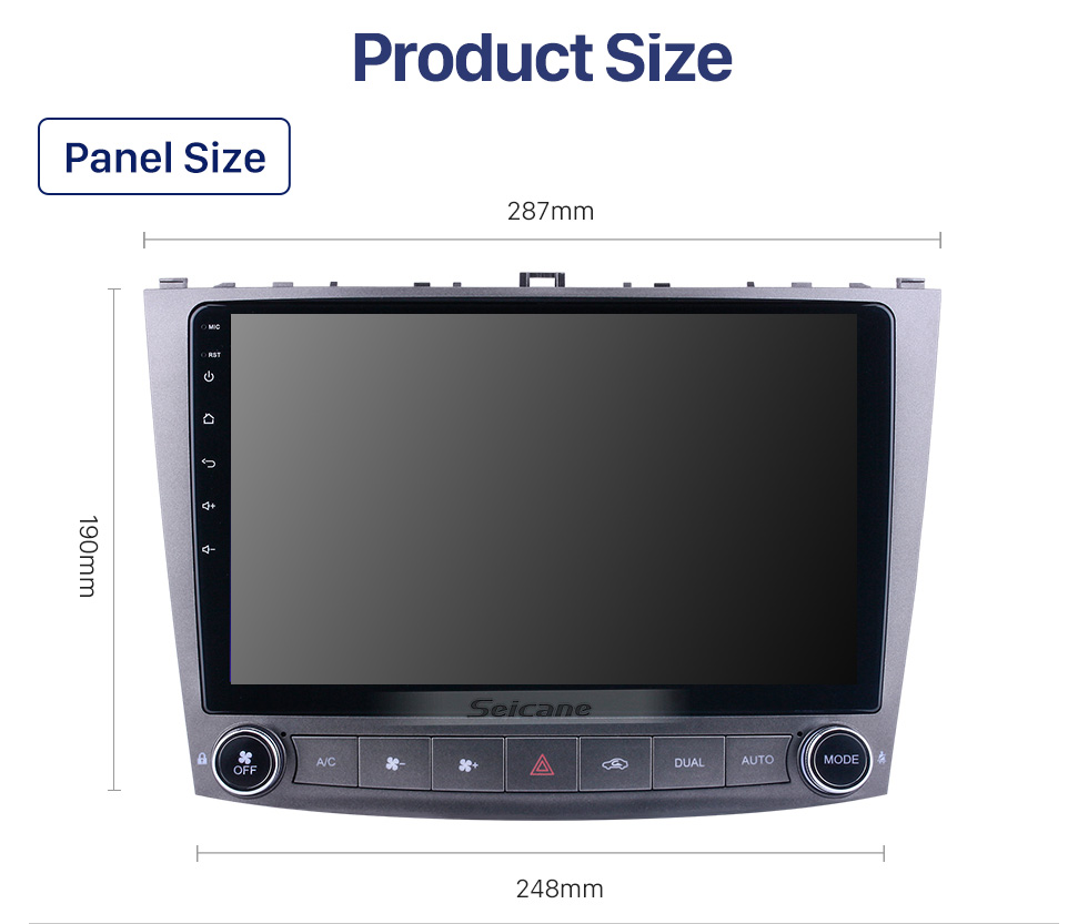 Seicane 10,1 polegadas para 2005-2010 Lexus IS250 IS300 IS200 IS220 IS350 Rádio Android 10.0 Sistema de Navegação GPS com HD Touchscreen Bluetooth Carplay Suporte Câmera de backup Seicane 10,1 polegadas para 2005-2010 Lexus IS250 IS300 IS200 IS220 IS350 Rádio Android 10.0 Sistema de Navegação GPS com HD Touchscreen Bluetooth Carplay Suporte Câmera de backup