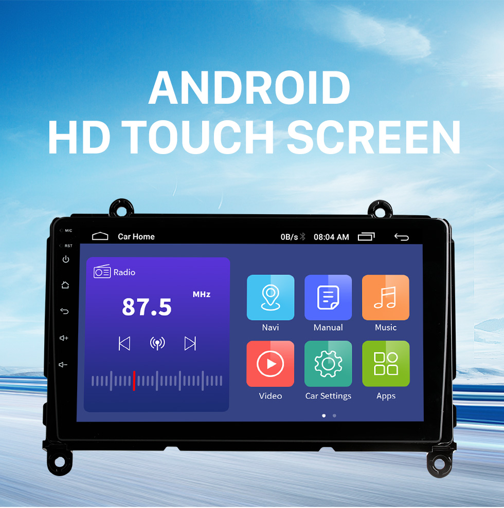 Seicane 9&quot; HD Touchscreen Stereo for 2019 Toyota Hiace Radio Replacement with GPS Navigation Bluetooth Carplay FM/AM Radio support Rear View Camera WIFI