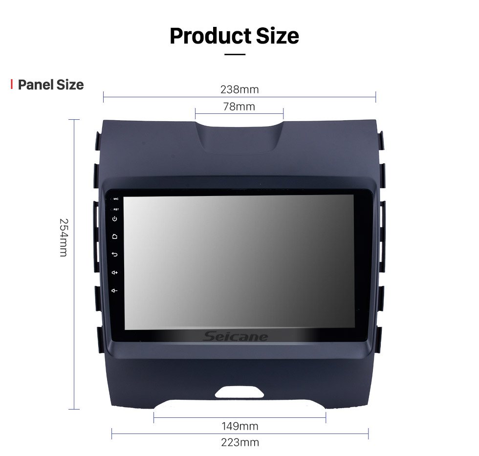 Seicane 9-Zoll-Android 8.1 2013 2014 2016 2016 2016 Ford-Radio-GPS-Navigationssystem mit HD-Unterstützung 3G-WIFI-Unterstützungsunterstützungskamera-TPMS-Lenkradsteuerspiegelverbindung OBD2 DVR Seicane 9-Zoll-Android 8.1 2013 2014 2016 2016 2016 Ford-Radio-GPS-Navigationssystem mit HD-Unterstützung 3G-WIFI-Unterstützungsunterstützungskamera-TPMS-Lenkradsteuerspiegelverbindung OBD2 DVR