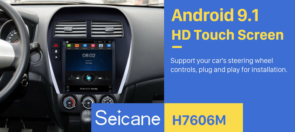 Seicane 9.7 Inch 2013-2018 Mitsubishi ASX Android 9.1 Radio GPS Navigation system with 4G WiFi Touch Screen TPMS DVR OBD II Rear camera AUX Steering Wheel Control USB SD Bluetooth HD 1080P Video Seicane 9.7 Inch 2013-2018 Mitsubishi ASX Android 9.1 Radio GPS Navigation system with 4G WiFi Touch Screen TPMS DVR OBD II Rear camera AUX Steering Wheel Control USB SD Bluetooth HD 1080P Video