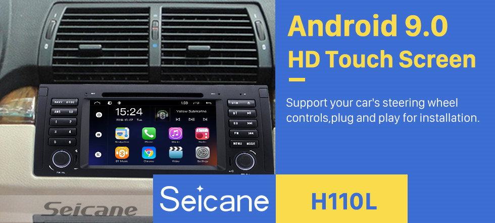 Seicane 7 inch Android 8.1 Muti-touch Screen autoradio DVD Player for 2000-2007 BMW X5 E53 3.0i 3.0d 4.4i 4.6is 4.8is 1996-2003 BMW 5 Series E39 with GPS Navigation Audio system Canbus Bluetooth WIFI Mirror Link USB 1080P DVR Seicane 7 inch Android 8.1 Muti-touch Screen autoradio DVD Player for 2000-2007 BMW X5 E53 3.0i 3.0d 4.4i 4.6is 4.8is 1996-2003 BMW 5 Series E39 with GPS Navigation Audio system Canbus Bluetooth WIFI Mirror Link USB 1080P DVR