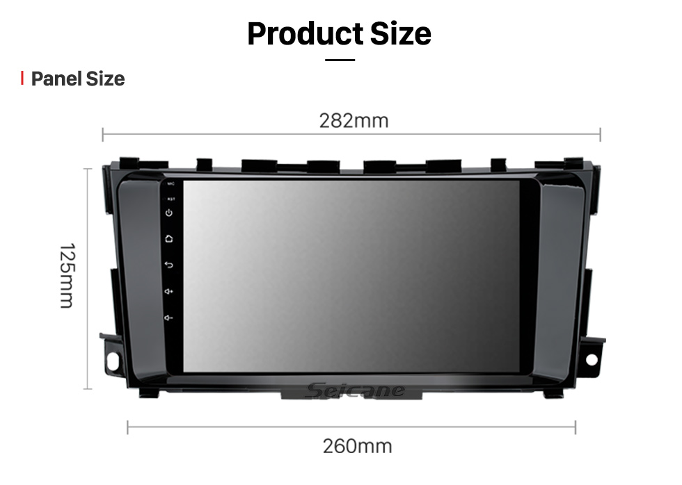 Seicane Para NISSAN Teana 2013-2018 Rádio Android 13.0 HD Touchscreen Sistema de navegação GPS de 9 polegadas com WIFI Bluetooth, suporte Carplay DVR Seicane Para NISSAN Teana 2013-2018 Rádio Android 13.0 HD Touchscreen Sistema de navegação GPS de 9 polegadas com WIFI Bluetooth, suporte Carplay DVR