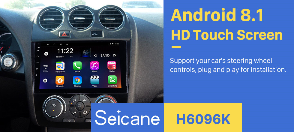 Seicane 9 inch Android 8.1 for Nissan Teana ALTIMA Manual A/C 2008-2012 Radio GPS Navigation System With HD Touchscreen Bluetooth support Carplay DVR Seicane 9 inch Android 8.1 for Nissan Teana ALTIMA Manual A/C 2008-2012 Radio GPS Navigation System With HD Touchscreen Bluetooth support Carplay DVR