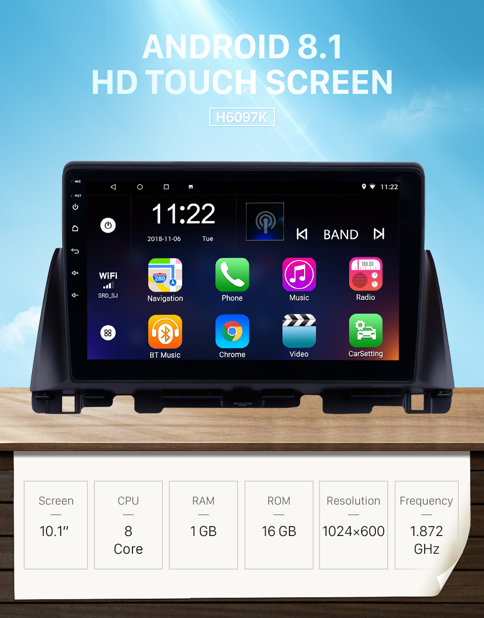 Seicane 10,1 zoll android 8,1 2016 Kia K5 HD-Touchscreen Radio Bluetooth GPS-Navigationssystem Unterstützung Unterstützungskamera TPMS Lenkradsteuerung Digital TV Mirror Link Seicane 10,1 zoll android 8,1 2016 Kia K5 HD-Touchscreen Radio Bluetooth GPS-Navigationssystem Unterstützung Unterstützungskamera TPMS Lenkradsteuerung Digital TV Mirror Link
