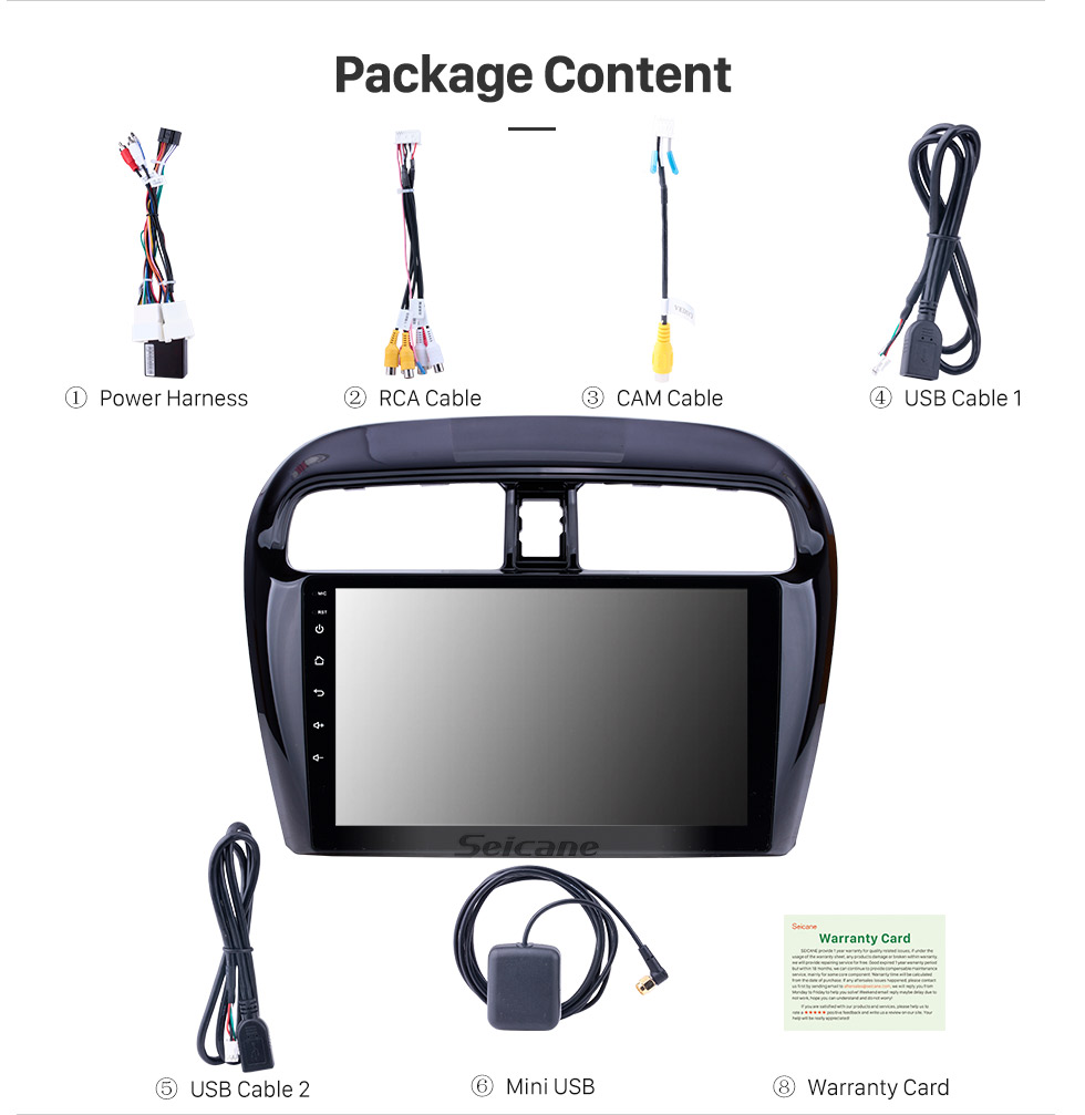 Seicane 2012 2013 2014 2015 2016 Mitsubishi Mirage 9 polegada Android 8.1 Rádio Do Carro Sistema de Navegação GPS com 1024 * 600 HD Touchscreen Bluetooth música USB WIFI FM Controle de Volante apoio DVR OBD Seicane 2012 2013 2014 2015 2016 Mitsubishi Mirage 9 polegada Android 8.1 Rádio Do Carro Sistema de Navegação GPS com 1024 * 600 HD Touchscreen Bluetooth música USB WIFI FM Controle de Volante apoio DVR OBD