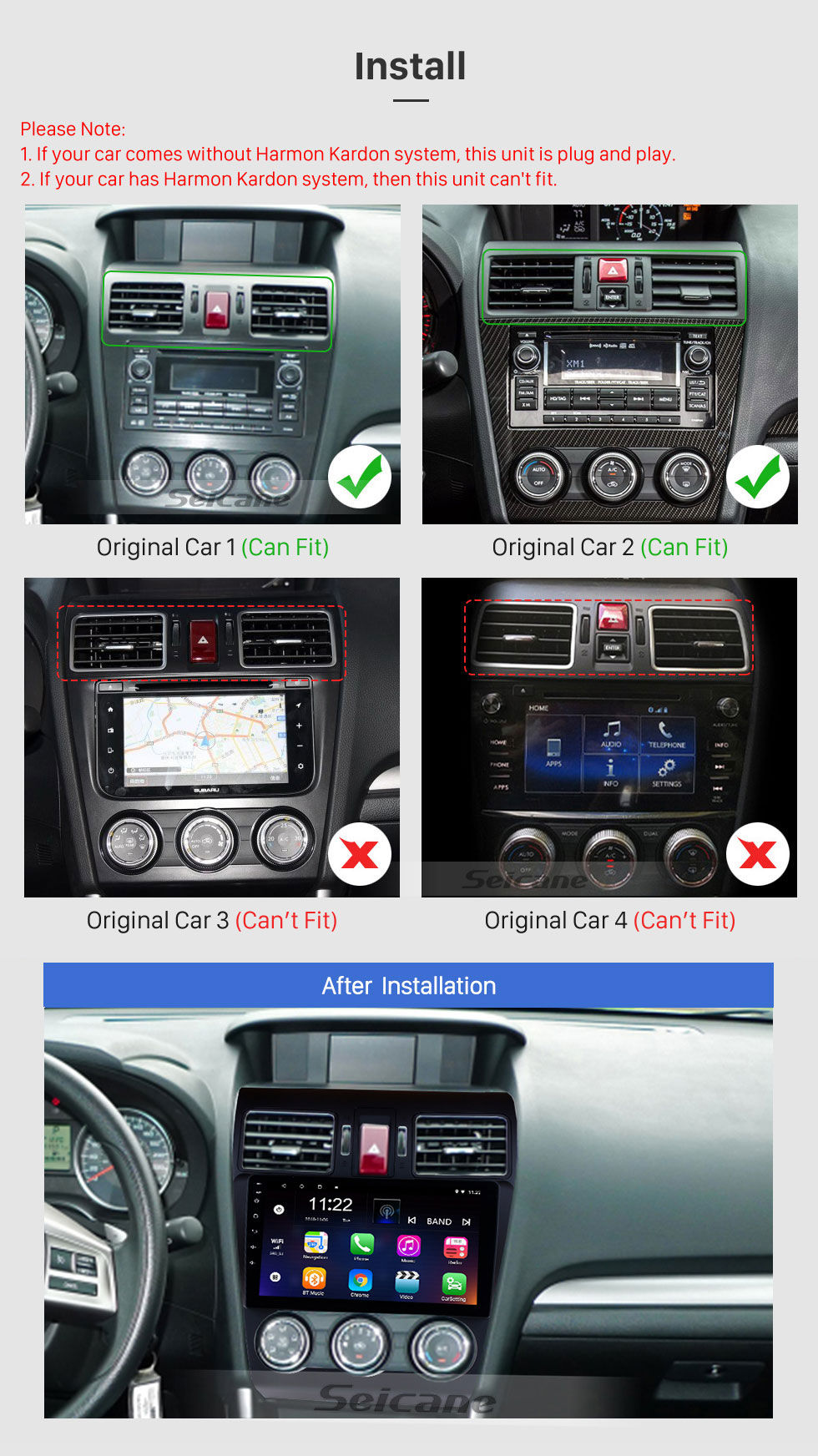 Seicane 9 Inch Android 8.1 Touchscreen Bluetooth Radio For 2013 2014 Subaru XR Forester Impreza 3G WiFi GPS Navigation system Bluetooth music TPMS DVR OBD II Rear camera AUX Seicane 9 Inch Android 8.1 Touchscreen Bluetooth Radio For 2013 2014 Subaru XR Forester Impreza 3G WiFi GPS Navigation system Bluetooth music TPMS DVR OBD II Rear camera AUX