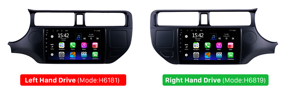 Seicane 9 pouces Android 10.0 pour KIA K3 RIO RHD 2012-2014 Système de navigation radio GPS avec support Bluetooth à écran tactile HD Carplay OBD2