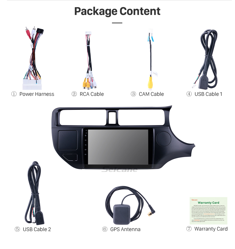Seicane 9 polegadas android 10.0 para kia k3 rio rhd 2012-2014 sistema de navegação gps de rádio com hd touchscreen suporte bluetooth carplay obd2 Seicane 9 polegadas android 10.0 para kia k3 rio rhd 2012-2014 sistema de navegação gps de rádio com hd touchscreen suporte bluetooth carplay obd2