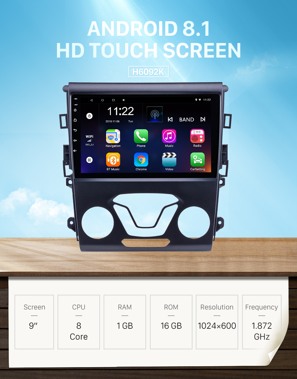 Seicane Android 8.1 9 inch All-in-one 2012 2013 2014 Ford Mondeo Aftermarket GPS NavigationCar Audio System 3G WiFi Bluetooth Radio Tuner TV AUX support DVR Reverse Camera Steering Wheel Control Seicane Android 8.1 9 inch All-in-one 2012 2013 2014 Ford Mondeo Aftermarket GPS NavigationCar Audio System 3G WiFi Bluetooth Radio Tuner TV AUX support DVR Reverse Camera Steering Wheel Control
