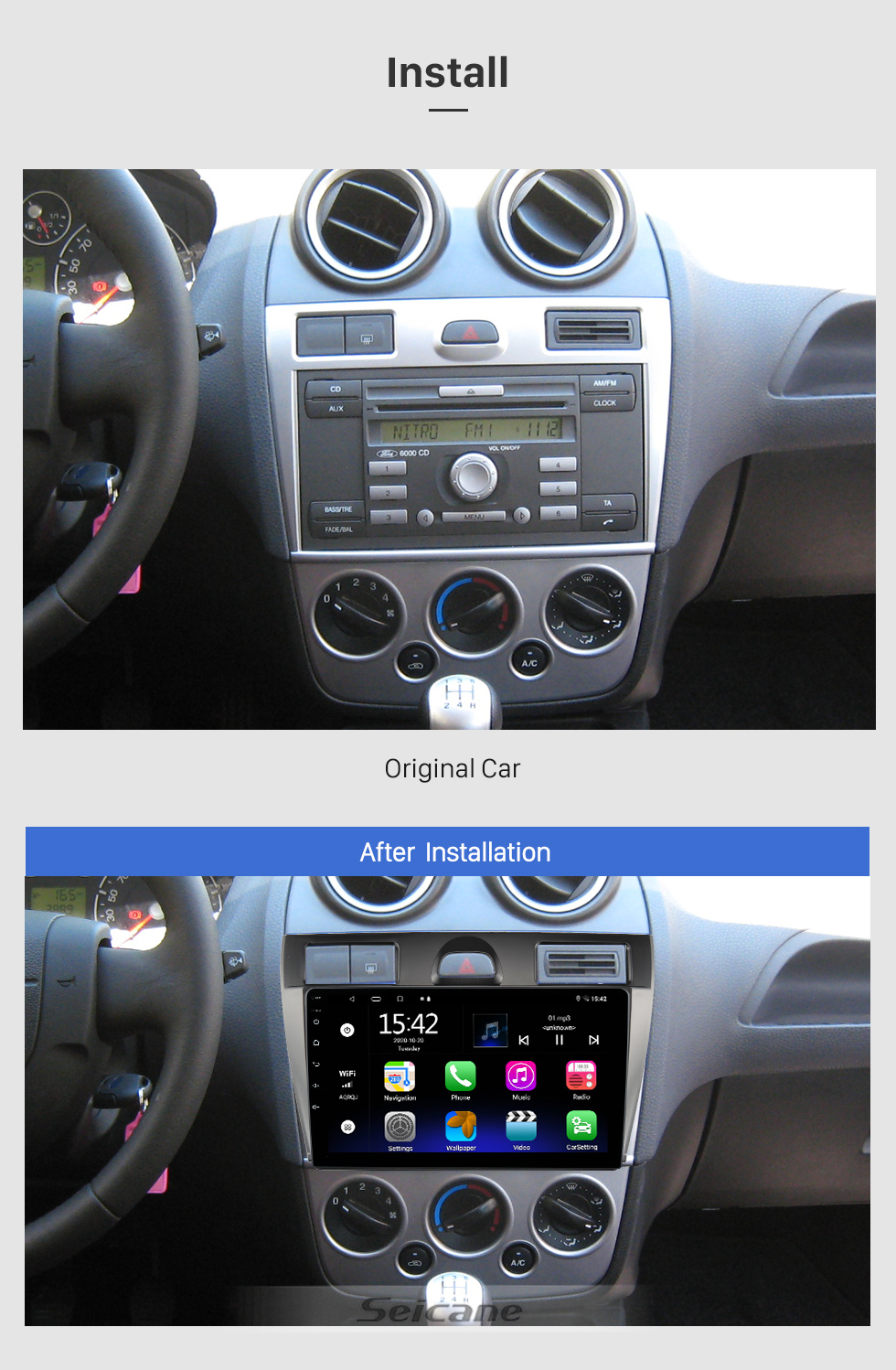 Seicane Сенсорный экран Android 10.0 HD 10,1 дюйма для 2020 MITSUBISHI PAJERO SPORT Радио GPS-навигационная система с поддержкой Bluetooth Carplay Задняя камера