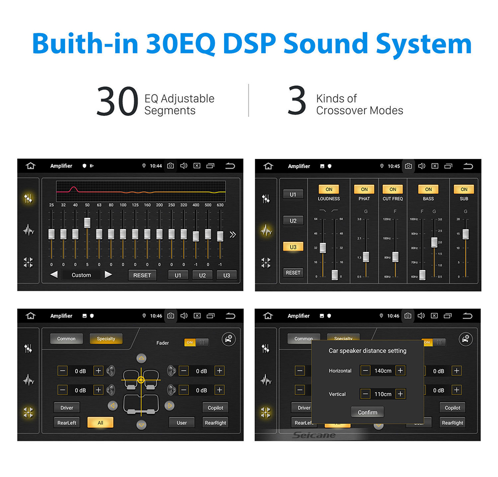 Seicane Android de 9 polegadas 11.0 para HYUNDAI GETZ LHD 2004-2006 Sistema de navegação GPS por rádio com tela sensível ao toque HD Bluetooth suporte OBD2