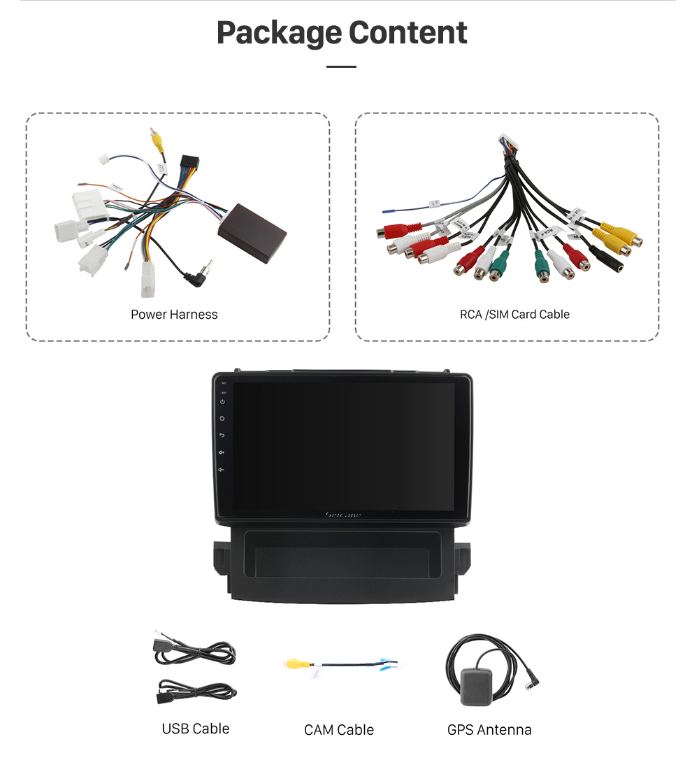 Seicane Android 10.0 HD Touchscreen de 9 polegadas para SUBARU IMPREZA FORESTER RHD 2017 2018 2019 2020 Rádio Sistema de navegação GPS com suporte para Bluetooth Câmera traseira Carplay