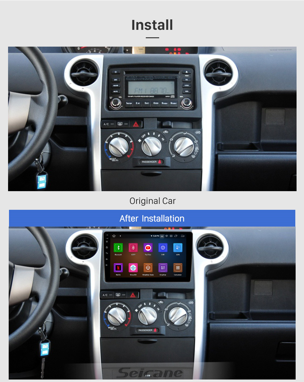Seicane 9 pulgadas Android 13.0 para GREAT WALL M2 2010 2011 2012 2013 Radio Sistema de navegación GPS con pantalla táctil HD Bluetooth Carplay compatible con OBD2 Seicane 9 pulgadas Android 13.0 para GREAT WALL M2 2010 2011 2012 2013 Radio Sistema de navegación GPS con pantalla táctil HD Bluetooth Carplay compatible con OBD2