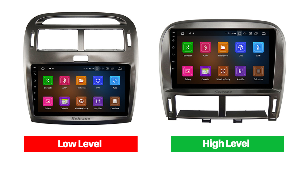 Seicane 9 Zoll Android 13.0 für LEXUS LS430 2001-2006 Radio GPS Navigationssystem mit HD Touchscreen Bluetooth Carplay Unterstützung OBD2