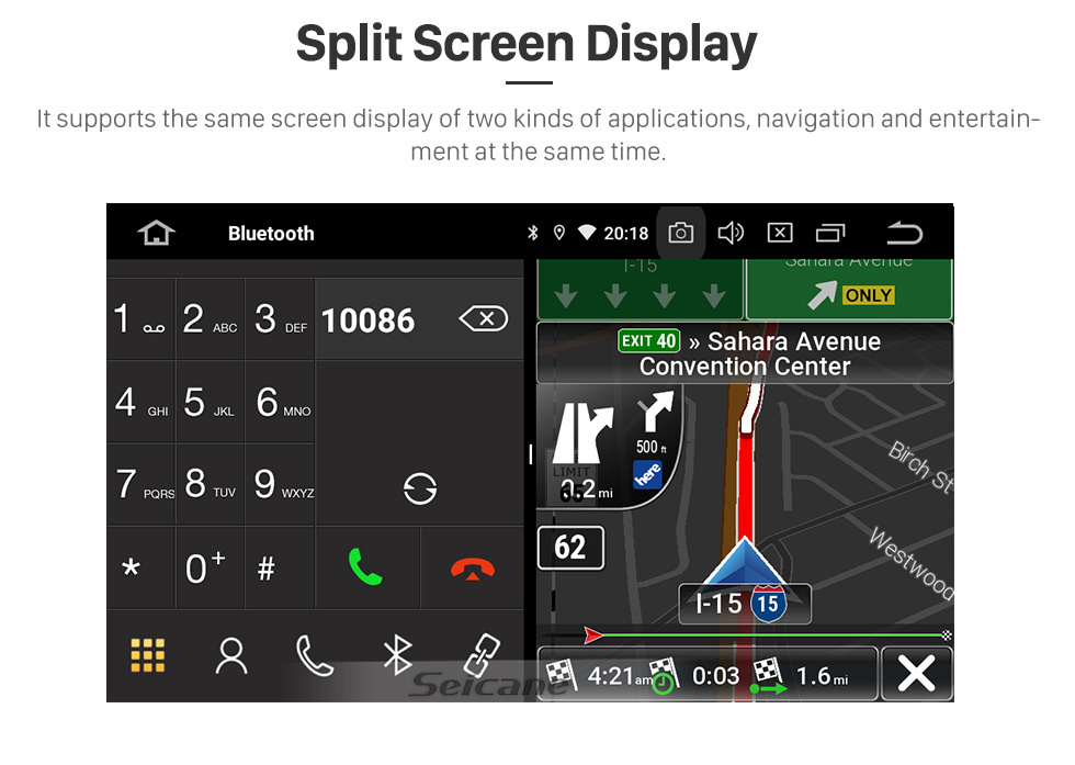 Seicane 9 pouces Android 13.0 pour LEXUS LS430 2001-2006 système de navigation GPS Radio avec écran tactile HD prise en charge Bluetooth Carplay OBD2