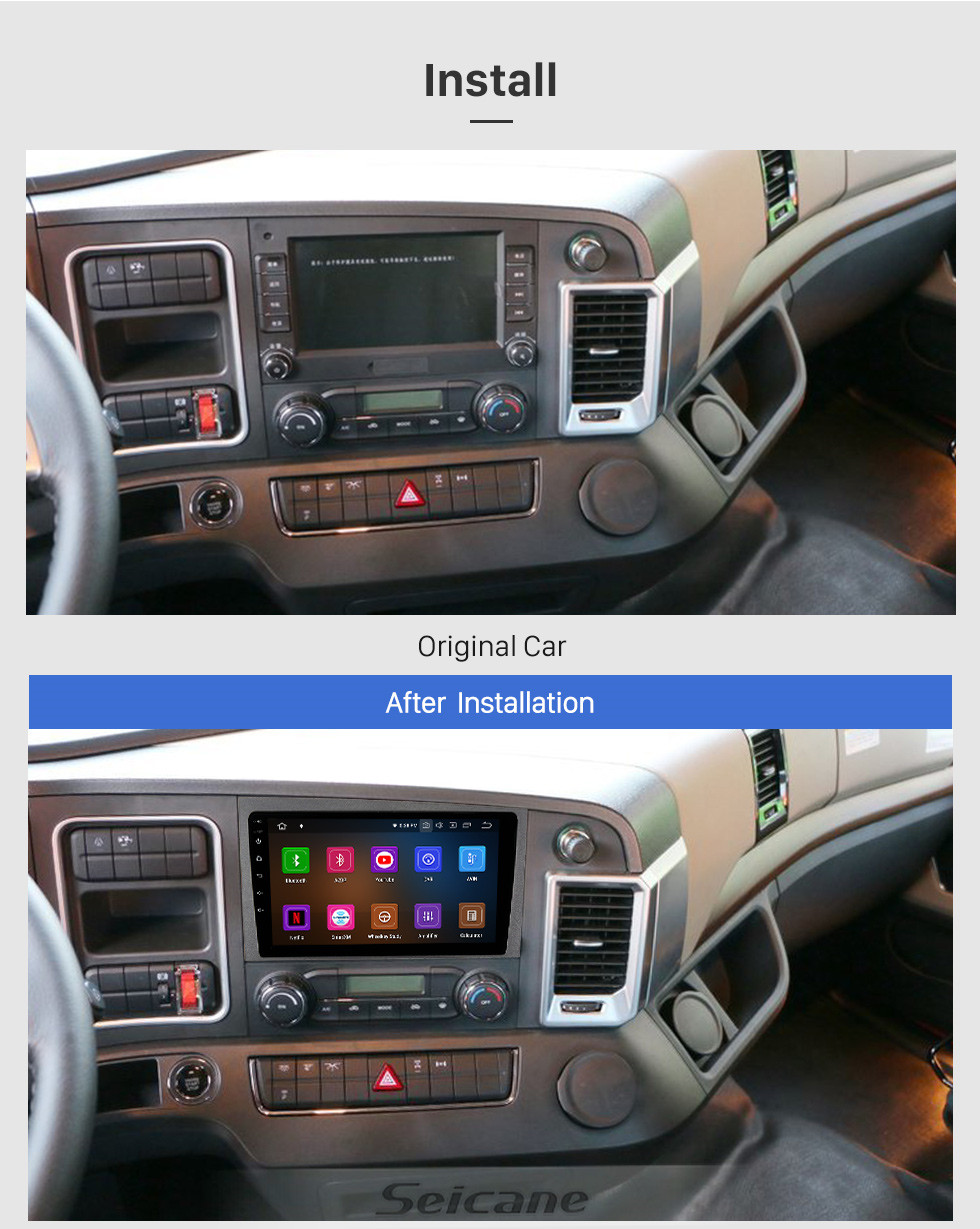 Seicane For JAC GEERFA A5W/ K5/ K7 LHD 2020 Radio Android 11.0 HD Touchscreen 9 inch with AUX Bluetooth GPS Navigation System Carplay support 1080P Video Seicane For JAC GEERFA A5W/ K5/ K7 LHD 2020 Radio Android 11.0 HD Touchscreen 9 inch with AUX Bluetooth GPS Navigation System Carplay support 1080P Video