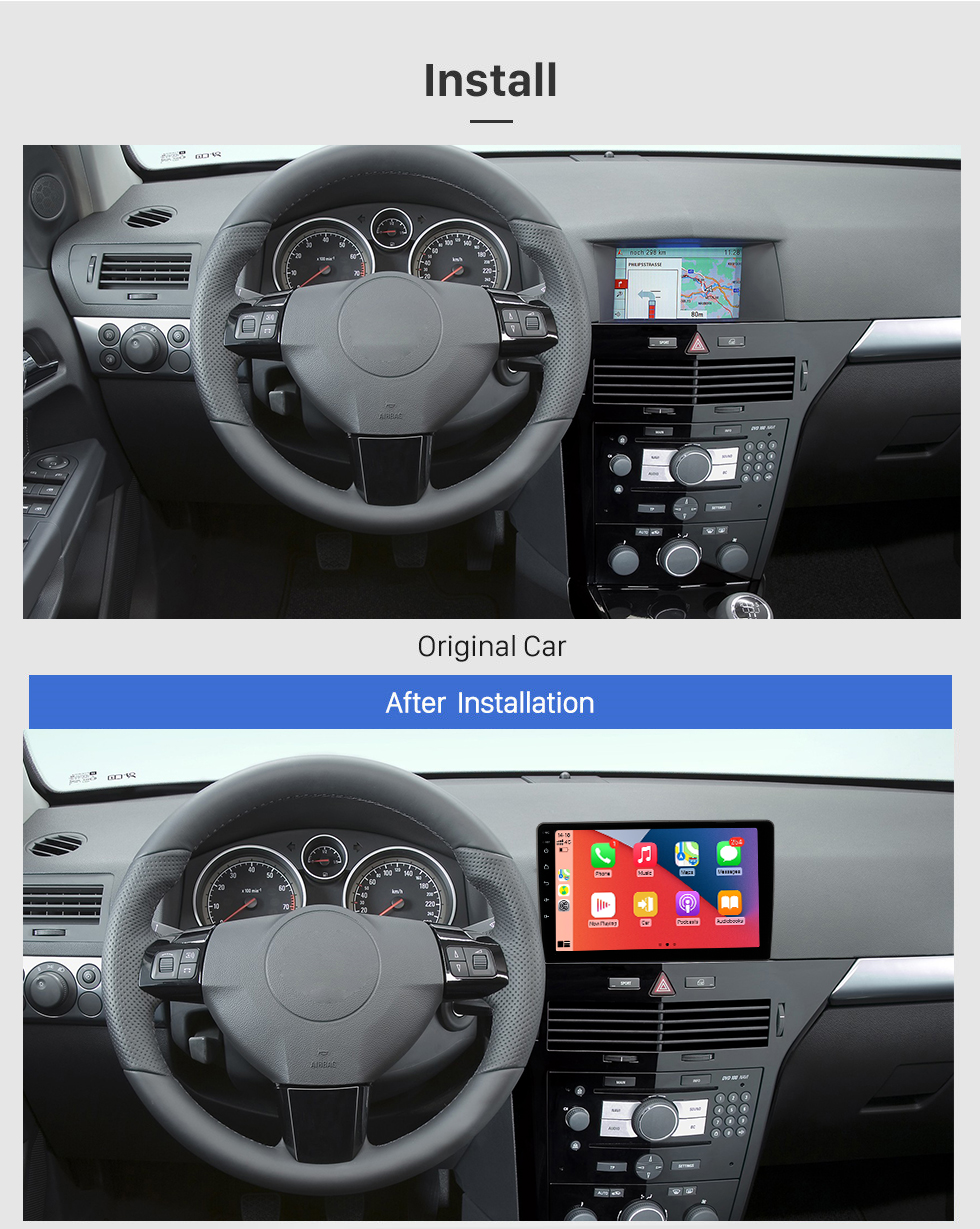 Seicane For OPEL ASTRA ZAFIRA BLACK 2007 Radio Android 13.0 HD Touchscreen 9 inch GPS Navigation System with WIFI Bluetooth support Carplay DVR Seicane For OPEL ASTRA ZAFIRA BLACK 2007 Radio Android 13.0 HD Touchscreen 9 inch GPS Navigation System with WIFI Bluetooth support Carplay DVR