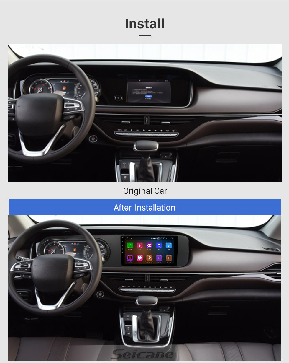 Seicane 10,1-дюймовый Android 11.0 для TRUMPCHI GM6 LHD 2019 Автомобильная радиосистема GPS-навигатор с сенсорным экраном HD Bluetooth Поддержка Carplay OBD2