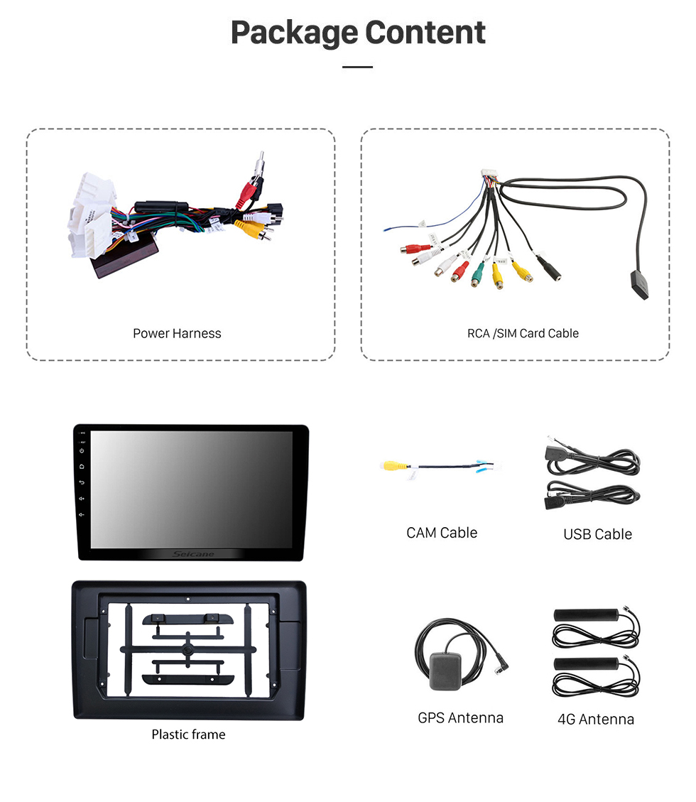 Seicane Sistema de navegación GPS con radio y pantalla táctil HD de 9 pulgadas Android 13.0 para TOYOTA COASTER 2013-2015, compatible con Bluetooth Carplay OBD2 Seicane Sistema de navegación GPS con radio y pantalla táctil HD de 9 pulgadas Android 13.0 para TOYOTA COASTER 2013-2015, compatible con Bluetooth Carplay OBD2