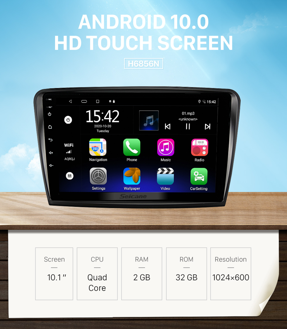Seicane OEM 10,1 Zoll Android 10.0 Radio für 2006-2015 TOYOTA LAND CRUISER Bluetooth HD Touchscreen GPS-Navigationsunterstützung Carplay Rückfahrkamera TPMS Seicane OEM 10,1 Zoll Android 10.0 Radio für 2006-2015 TOYOTA LAND CRUISER Bluetooth HD Touchscreen GPS-Navigationsunterstützung Carplay Rückfahrkamera TPMS