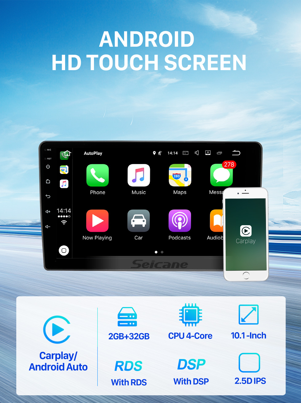 Seicane High Quality for 2009-2013 Skoda Superb 10.1 Inch Car GPS Navigation Stereo with Wireless Carplay Support Bluetooth 1080P Video Player Seicane High Quality for 2009-2013 Skoda Superb 10.1 Inch Car GPS Navigation Stereo with Wireless Carplay Support Bluetooth 1080P Video Player