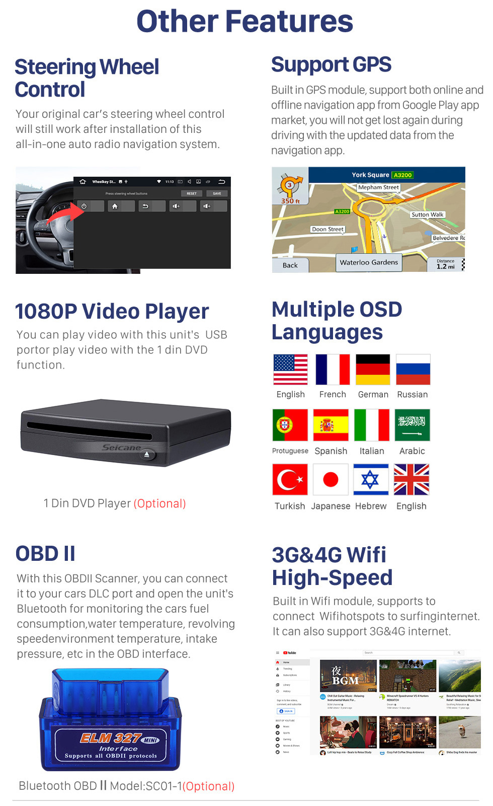 Seicane High Quality for 2009-2013 Skoda Superb 10.1 Inch Car GPS Navigation Stereo with Wireless Carplay Support Bluetooth 1080P Video Player Seicane High Quality for 2009-2013 Skoda Superb 10.1 Inch Car GPS Navigation Stereo with Wireless Carplay Support Bluetooth 1080P Video Player