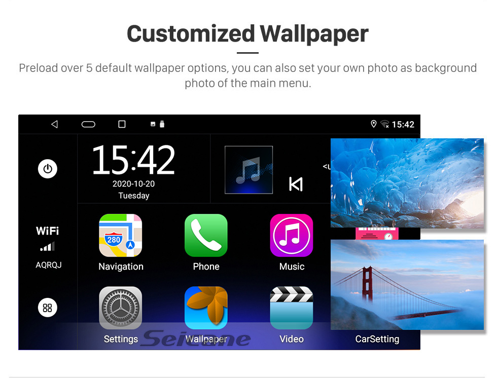 Seicane Android 10.0 HD Pantalla táctil de 9 pulgadas para 2012-2015 FAW V5 Radio Sistema de navegación GPS con soporte Bluetooth Cámara trasera Carplay Seicane Android 10.0 HD Pantalla táctil de 9 pulgadas para 2012-2015 FAW V5 Radio Sistema de navegación GPS con soporte Bluetooth Cámara trasera Carplay