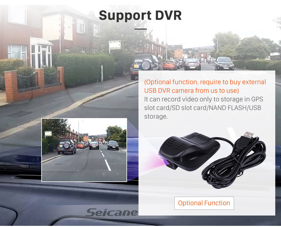 Seicane Модернизированное радио с сенсорным экраном для Jeep Wrangler Rubicon 2008-2010 (4 двери) с системой GPS-навигации WIFI Поддержка Bluetooth Carplay OBDII Dash Cam