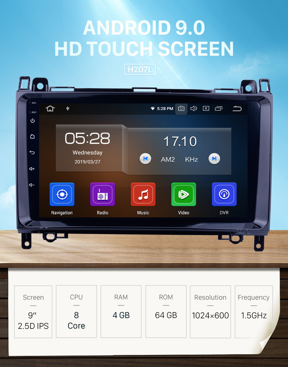 Seicane 9 inch Android 9.0 Aftermarket Radio for 2006-2012 Benz W315/W318 for DVD player Bluetooth music GPS navigation system car stereo WiFi Mirror Link HD 1080P Video Seicane 9 inch Android 9.0 Aftermarket Radio for 2006-2012 Benz W315/W318 for DVD player Bluetooth music GPS navigation system car stereo WiFi Mirror Link HD 1080P Video