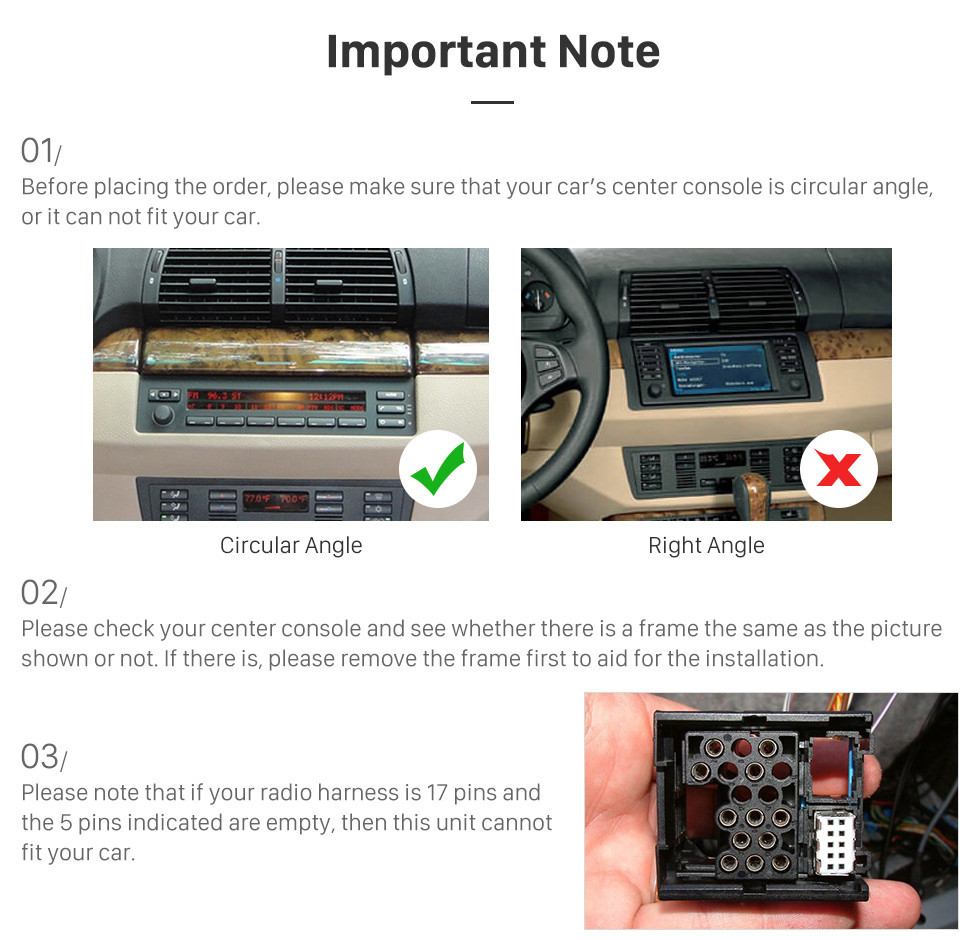 Seicane 9 Inch in Dash 1996-2003 BMW 5 Series E39 520i 523i 525i M5 Android 9.0 GPS Navigation System with Touch Screen 3G WiFi TPMS USB DVR OBDII Rear Camera AUX