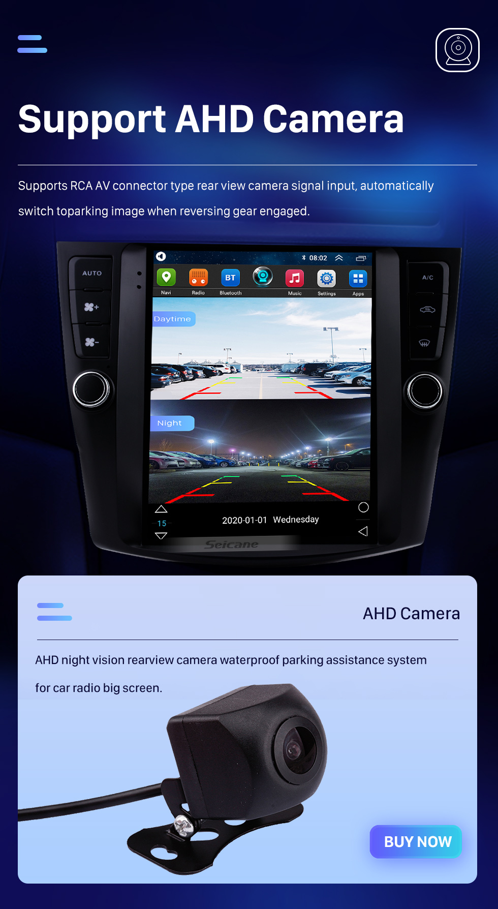 Seicane HD Touchscreen 9.7 inch Android 10.0 Aftermarket GPS Navigation Radio for 2003-2007 Honda Accord 7 with Bluetooth Phone AUX FM Steering Wheel Control support DVD 1080P Video OBD2 Seicane HD Touchscreen 9.7 inch Android 10.0 Aftermarket GPS Navigation Radio for 2003-2007 Honda Accord 7 with Bluetooth Phone AUX FM Steering Wheel Control support DVD 1080P Video OBD2