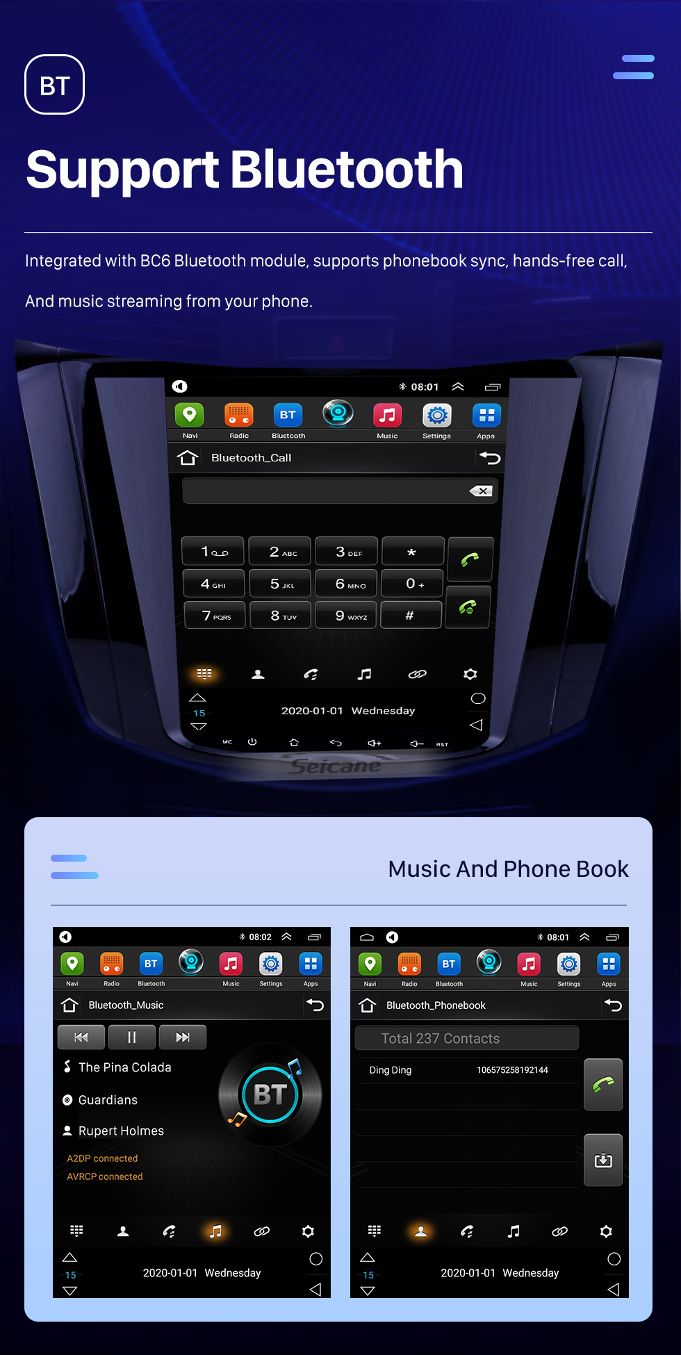 Seicane OEM HD Touchscreen 9.7 inch Android 10.0 Radio for 2018 Nissan NAVARA Terra Auto A/C with GPS Navi System Mirror link Bluetooth music WIFI support 3G OBD2 DVR SWC Seicane OEM HD Touchscreen 9.7 inch Android 10.0 Radio for 2018 Nissan NAVARA Terra Auto A/C with GPS Navi System Mirror link Bluetooth music WIFI support 3G OBD2 DVR SWC